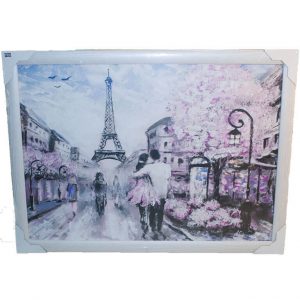 Картина (репродукция) Влюблённые в Париже