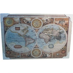 Картина (репродукция) Старая карта мира