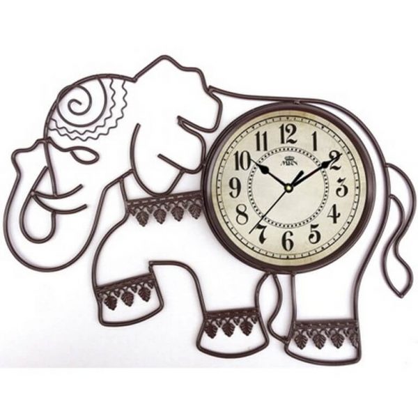 Часы настенные Mirron Слон металлические