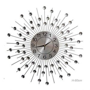 Часы настенные Звезда серебро