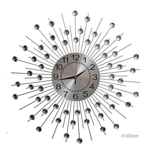 Часы настенные Звезда серебро