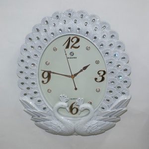 Часы настенные Haishi Павлины белые